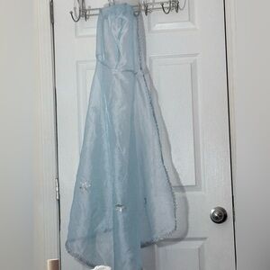 Elegant Blue Kids “Elsa” Cape Kids M